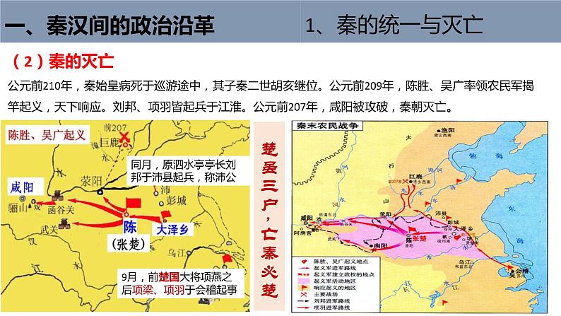 秦汉：中华第一帝国时代 课件--2022届高三历史二轮复习07