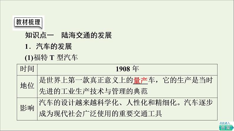 2021_2022学年新教材高中历史第5单元交通与社会变迁第13课现代交通运输的新变化课件部编版选择性必修2第5页