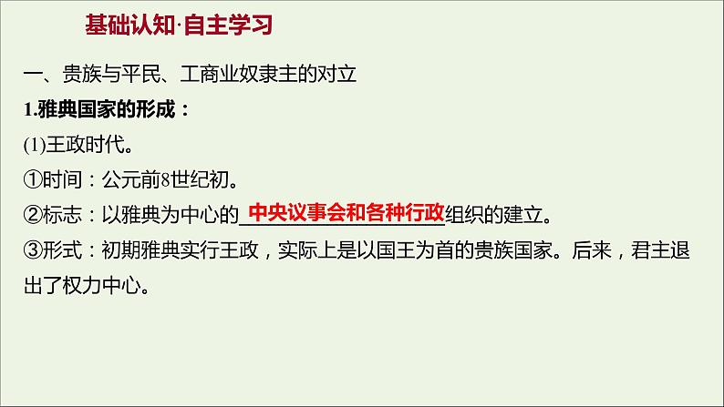 2021_2022高中历史专题一梭伦改革一雅典往何处去课件人民版选修103