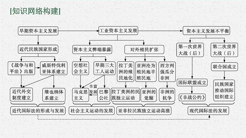 人教版新高考历史二轮复习课件--近代民族独立运动、社会主义运动与国际法的发展03