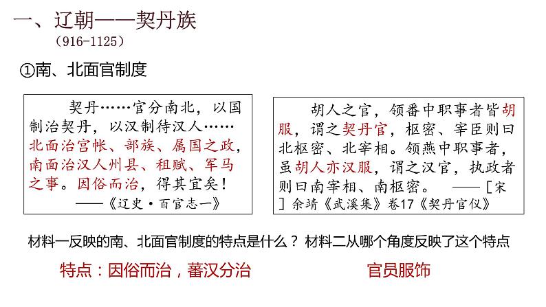 第10课 辽夏金元的统治-【精彩课堂】2021-2022学年高一历史同步教学课件（中外历史纲要上）第3页