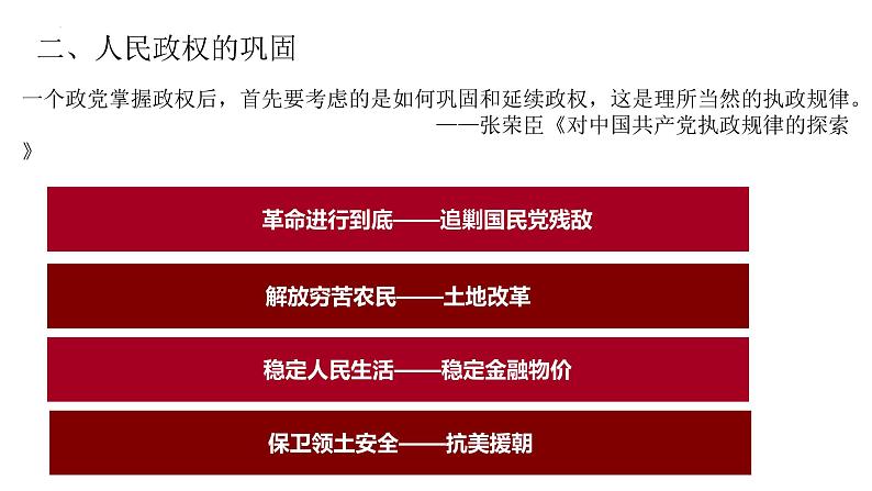 第26课 中华人民共和国成立和向社会主义的过渡-【精彩课堂】2021-2022学年高一历史同步教学课件（中外历史纲要上）07