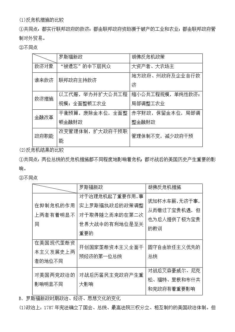 2022届优质校一模试卷专题汇编14 世界资本主义经济政策的调整 解析版第2页