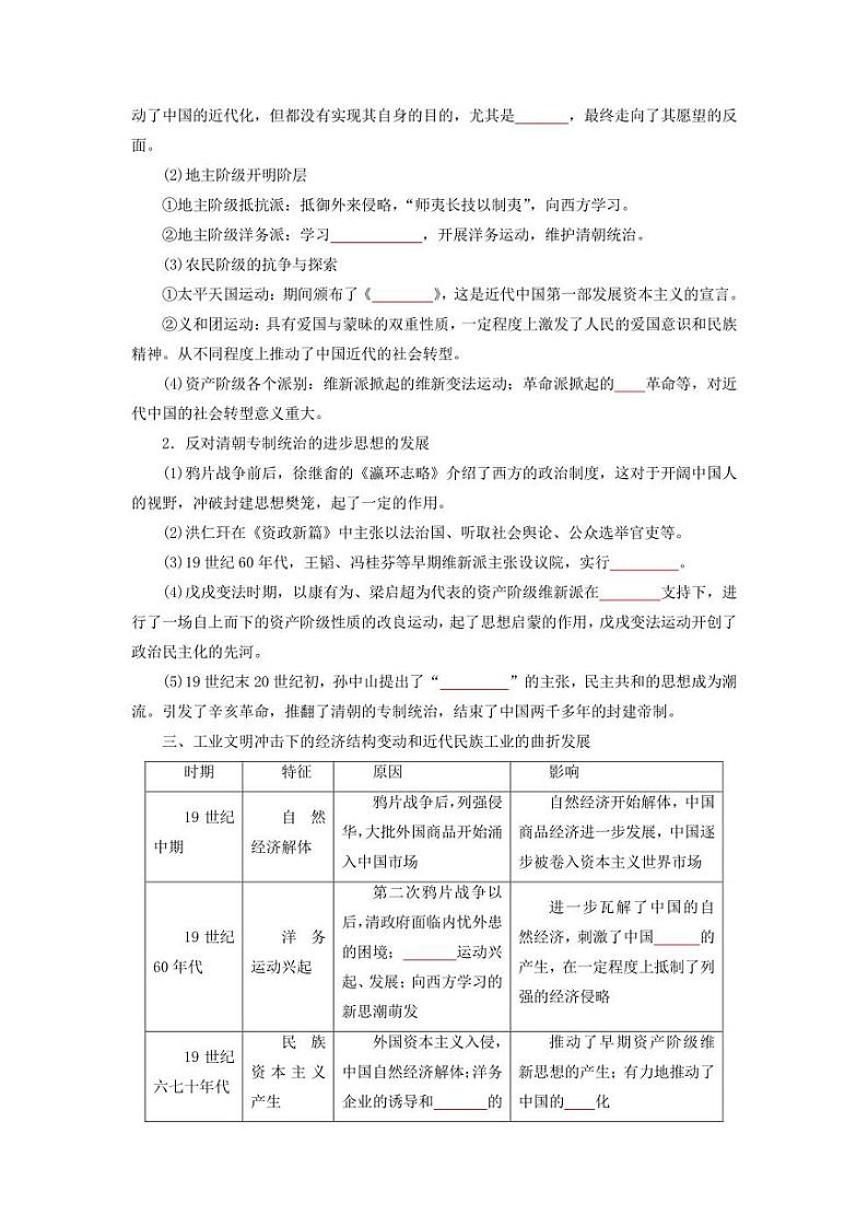 2022年高考历史16个阶段特征 07 晚清时期（学生版+解析版）练习题第3页