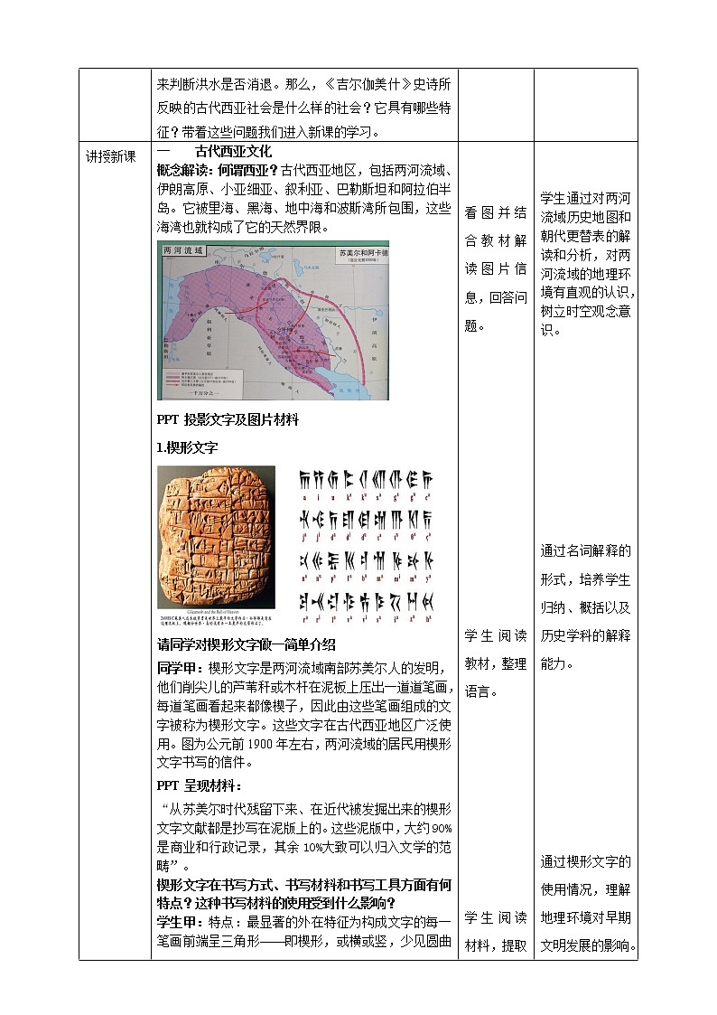 人教统编版高中历史（选择性必修3）文化交流与传播第3课古代西亚非洲文化教案第2页