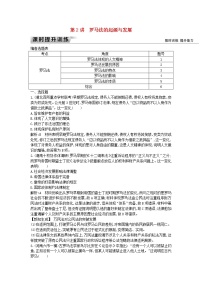 高考历史一轮复习训练题： 11.2《罗马法的起源与发展》 (含详解)