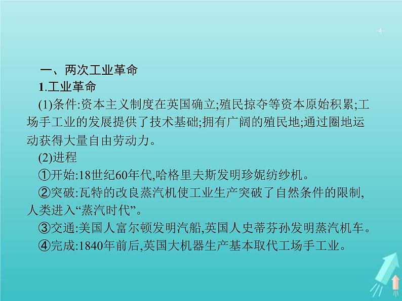 高考历史一轮复习知识串联专题课件06《近代工业文明的确立与纵深发展-18世纪中期至20世纪初的西方世界》（含答案）第4页