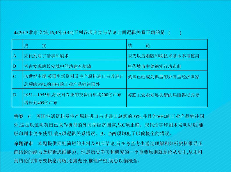 高考历史二轮复习专题课件04《古代中国的科学技术与文学艺术》（含答案）第6页