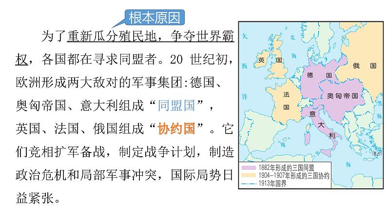 2022人教部编版2019中外历史纲要下第14课第一次世界大战与战后国际秩序39张PPT第7页