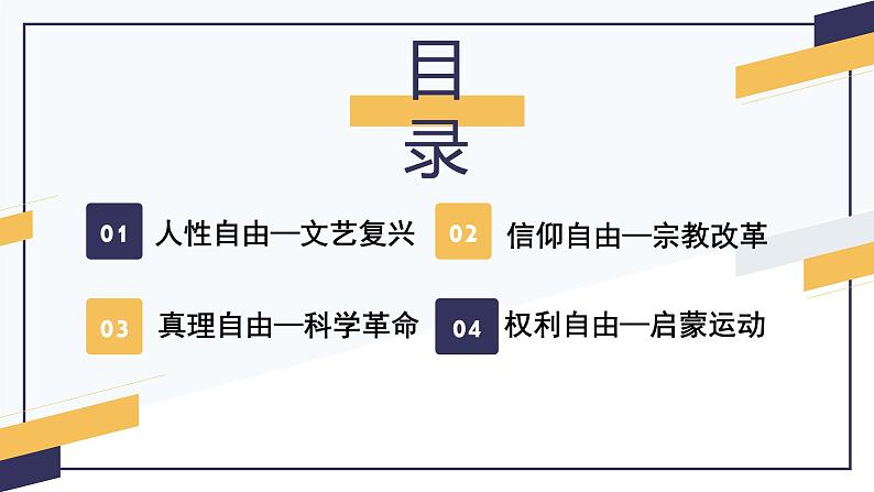 高中历史人教统编版（必修）中外历史纲要（下）第8课 西欧的思想解放运动 课件03