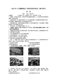 2022湖南省湖湘教育三新探索协作体高二下学期期中考试历史含解析