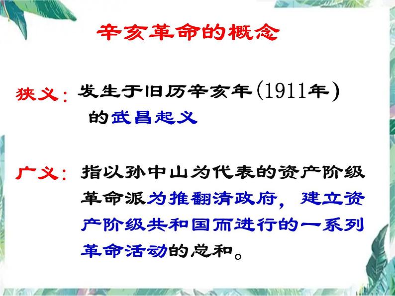 最新《辛亥革命》高考一轮专题复习课件PPT第4页