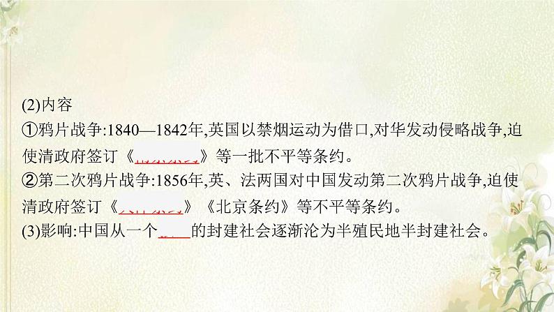 高考历史二轮复习第五讲晚清时期民族危机的不断加深与救亡图存运动课件08