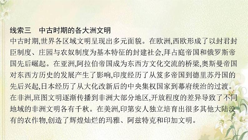 高考历史二轮复习第十讲多样的世界古代文明课件第6页