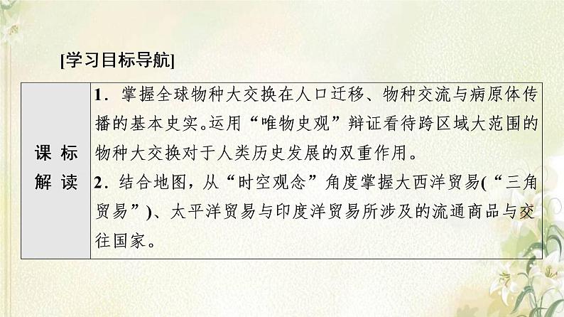 部编版高中历史中外历史纲要下第3单元走向整体的世界第7课全球联系的初步建立与世界格局的演变课件02