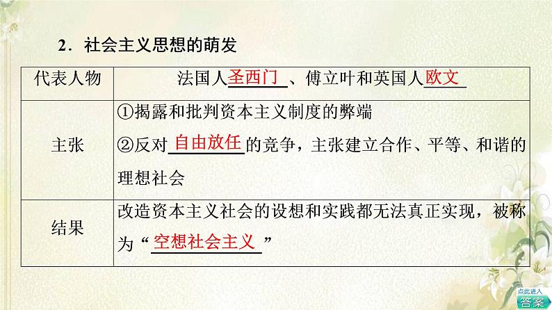 部编版高中历史中外历史纲要下第5单元工业革命与马克思主义的诞生第11课马克思主义的诞生与传播课件第8页