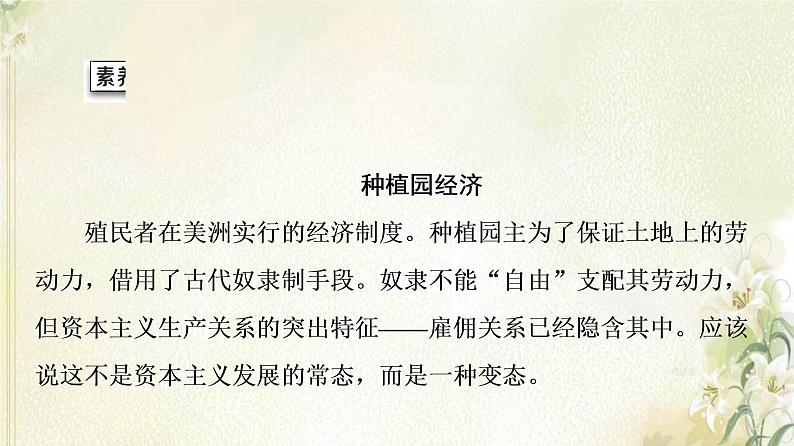 部编版高中历史中外历史纲要下第6单元世界殖民体系与亚非拉民族独立运动第12课资本主义世界殖民体系的形成课件08