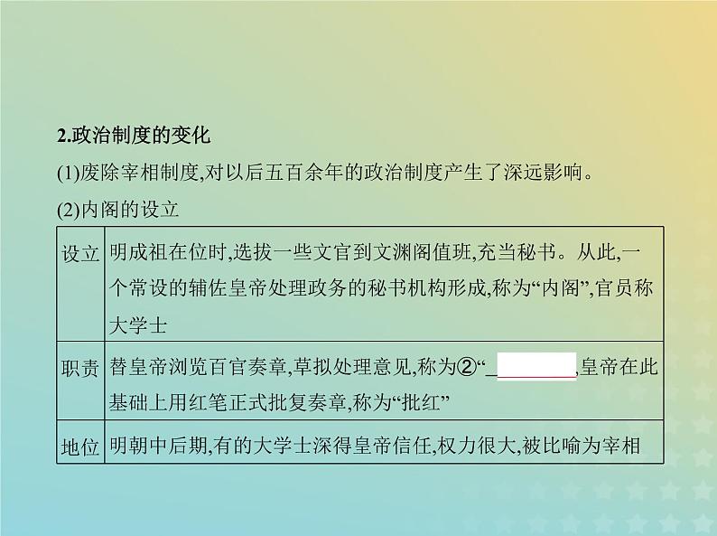 山东专用高考历史一轮复习第四单元明清中国版图的奠定与面临的挑战_基础篇课件03