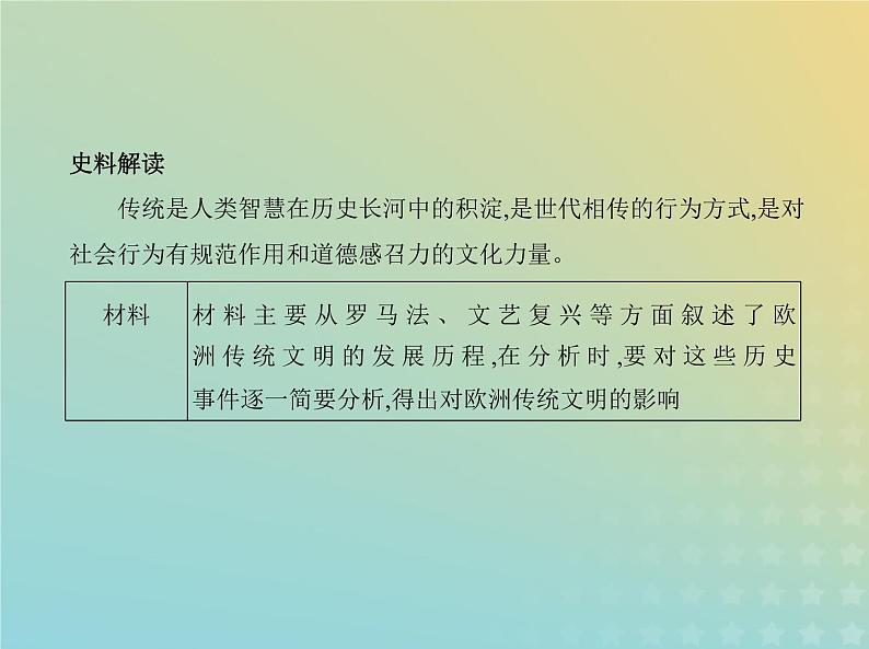 山东专用高考历史一轮复习第十四单元法律与教化民族关系与国家关系_应用创新篇课件06