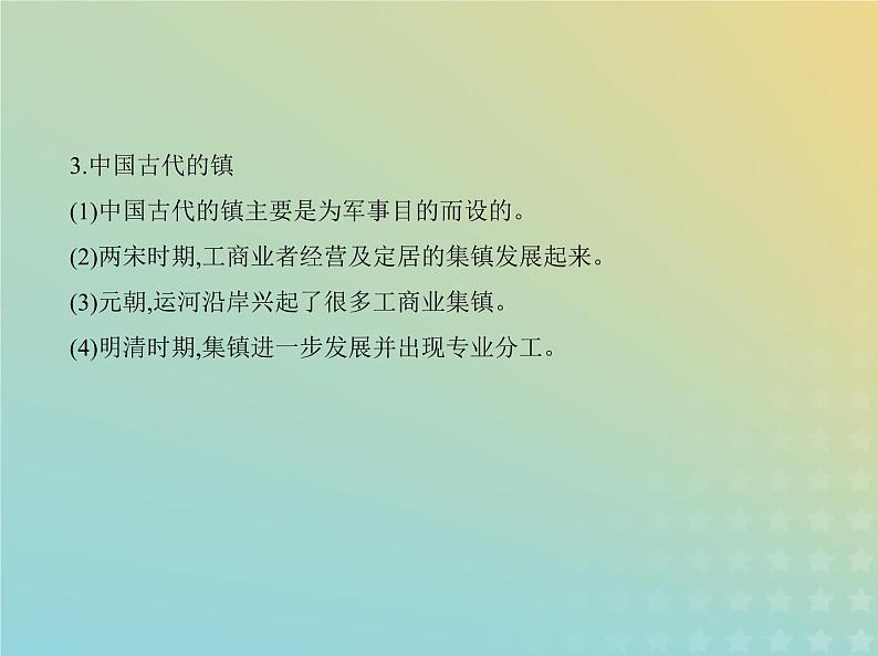 山东专用高考历史一轮复习第十七单元村落城镇与居住环境交通与社会变迁医疗与公共卫生_基础篇课件04