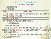 新人教版高中历史选择性必修1第一单元政治制度第3课中国近代至当代政治制度的演变课件