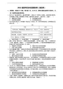 2022届高考历史仿真模拟卷（湖北卷）+Word版含答案