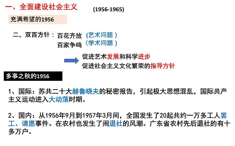 2022年高中历史人教统编版(必修)中外历史纲要第27课 社会主义建设在探索中曲折发展课件第5页