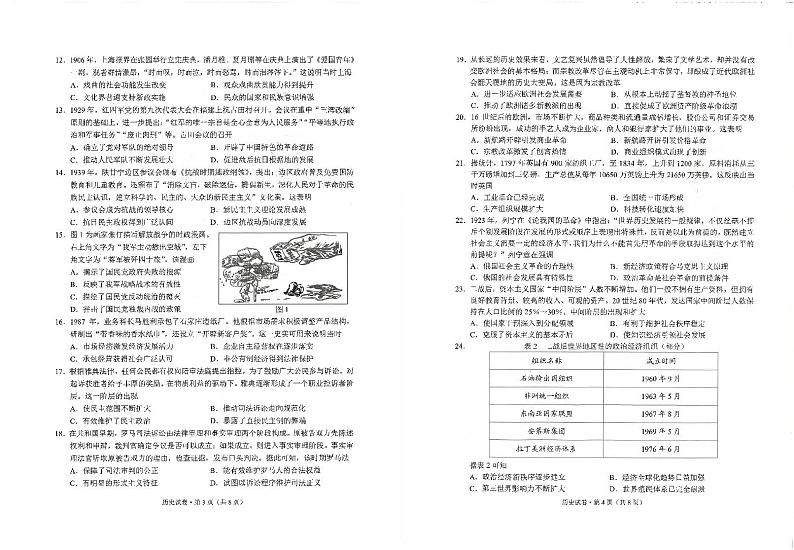 高二历史试卷第2页
