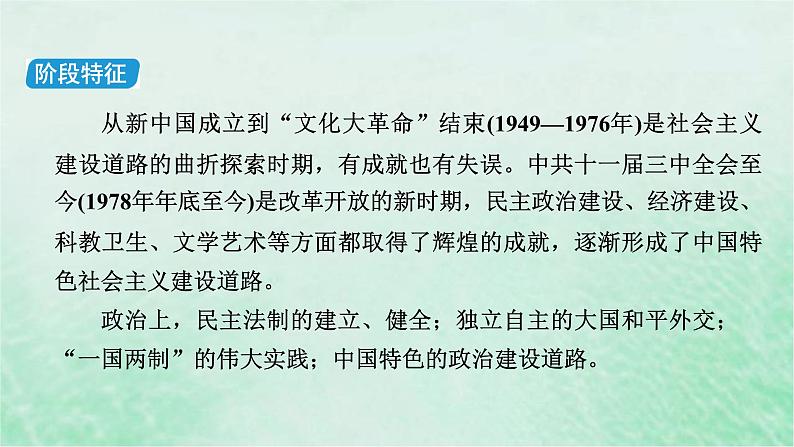 高考历史二轮复习第三模块中国现代史第6讲新中国的社会主义革命与建设课件第8页