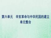 部編版高中歷史必修上冊第六單元辛亥革命與中華民國的建立單元整合課件