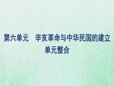 部编版高中历史必修上册第六单元辛亥革命与中华民国的建立单元整合课件