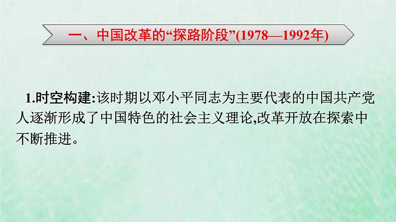 部编版高中历史必修上册第十单元改革开放与社会主义现代化建设新时期单元整合课件第6页