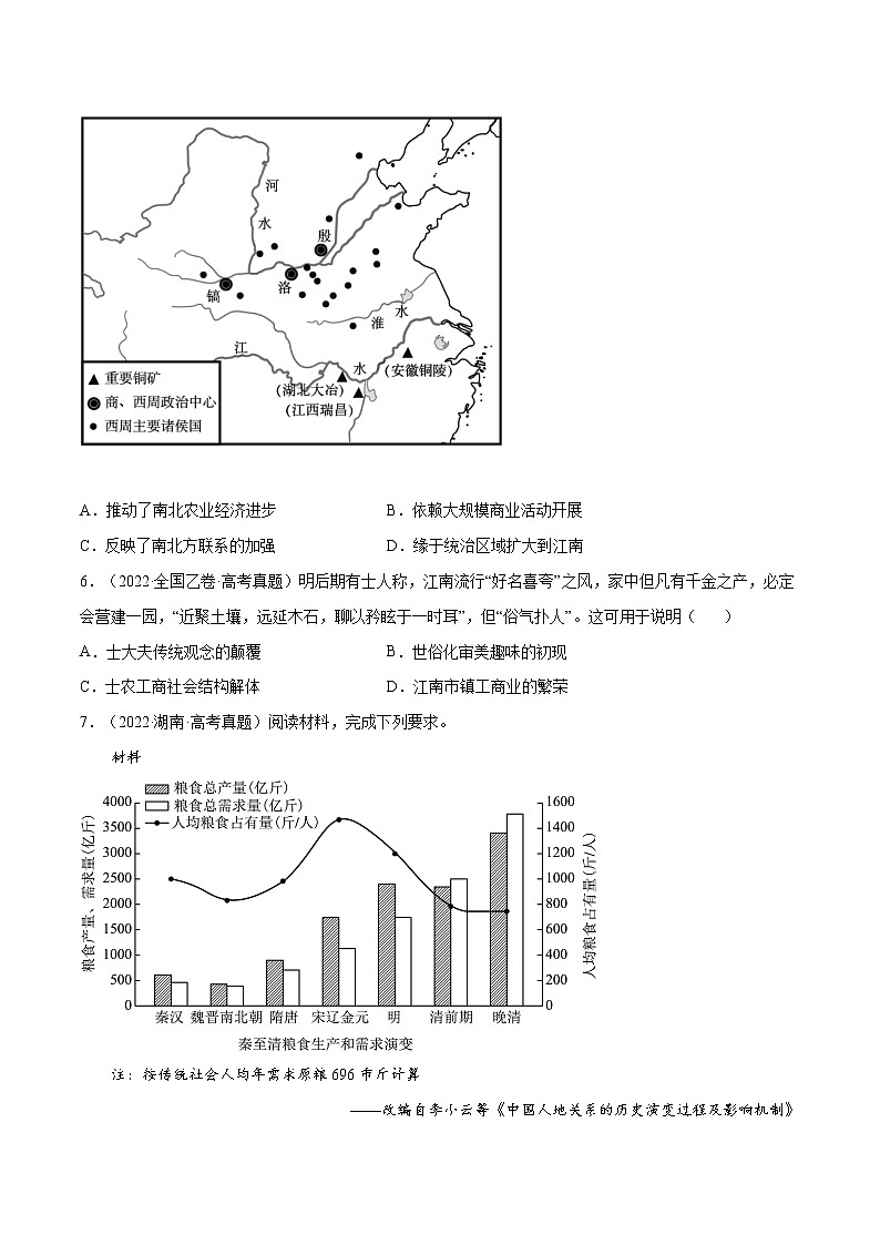 专题02 古代中国的经济（原卷版）第2页