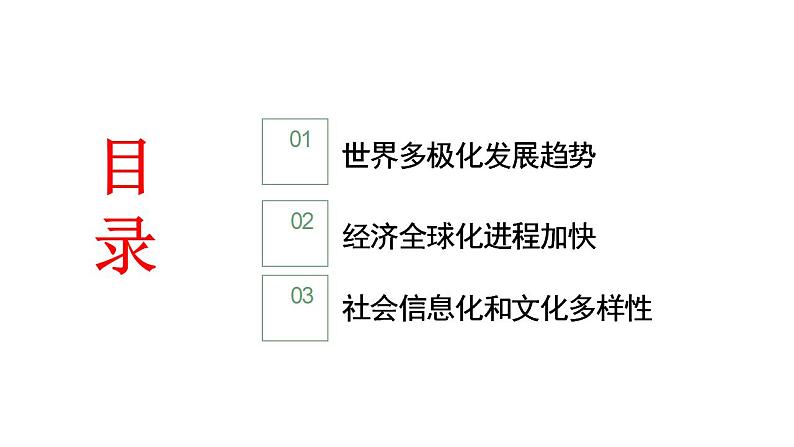 统编版高一年级上册历史《世界多极化与经济全球化》PPT课件03