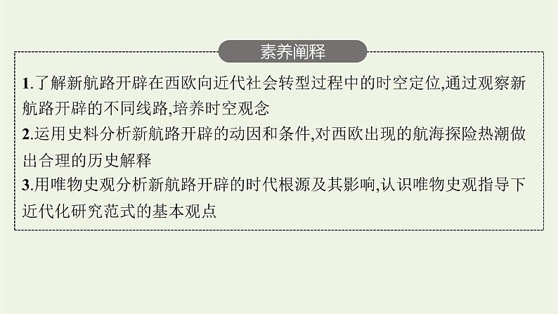 部编版高中历史必修下册第三单元走向整体的世界第6课全球航路的开辟课件05