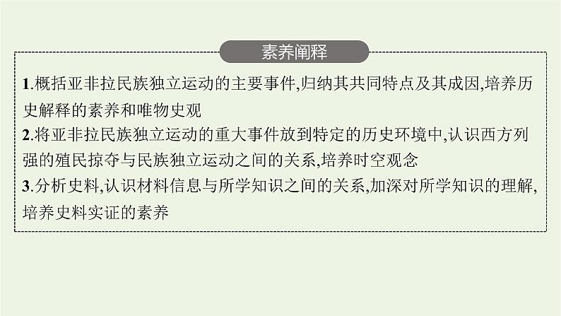 部编版高中历史必修下册第六单元世界殖民体系与亚非拉民族独立运动第13课亚非拉民族独立运动课件04