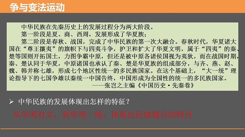 2022-2023学年高中历史统编版（2019）必修中外历史纲要上册第2课 诸侯纷争与变法运动 课件第8页