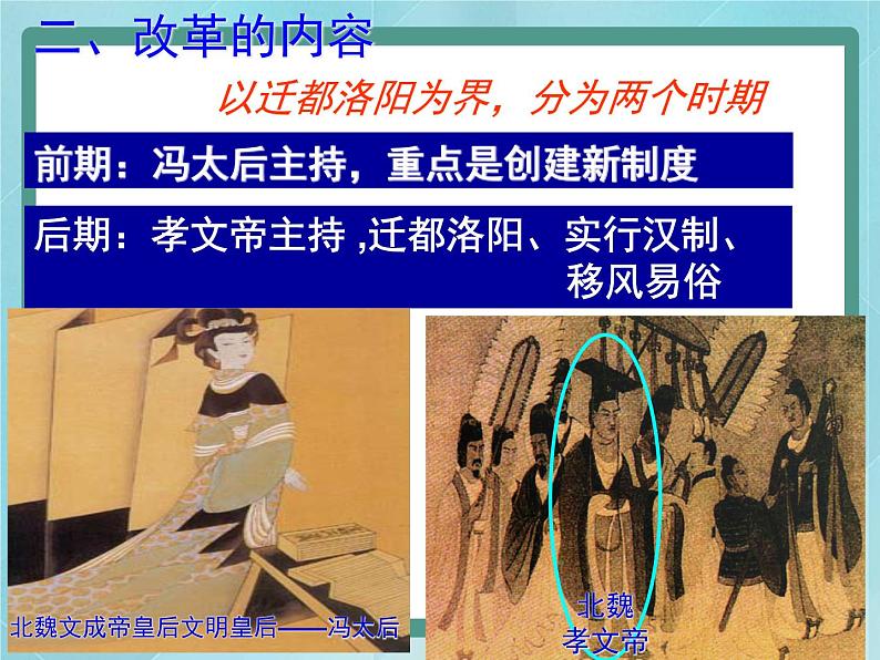 岳麓版历史选修1第5课 北魏孝文帝改革与民族融合课件第7页