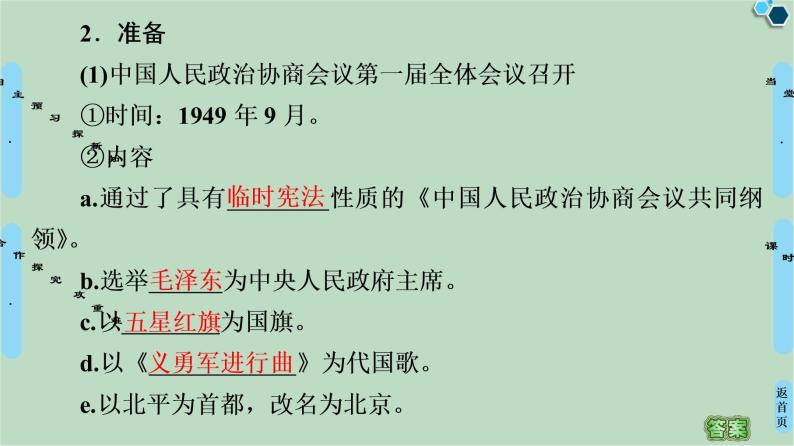 第3单元 第11课 中华人民共和国的民主政治制度-高中历史必修1同步课件PPT(北师大版)05
