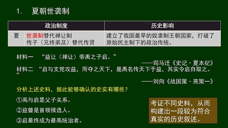 2021-2022学年高中历史统编版（2019）选择性必修一第1课《中国古代政治制度的形成与发展》课件第8页