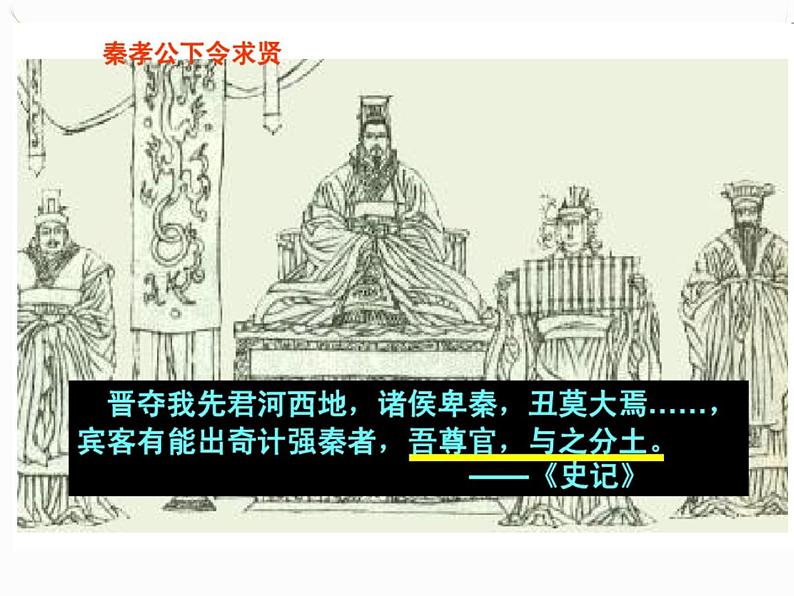 2.2 为秦开帝业”──商鞅变法 课件 新课标高中历史选修一05