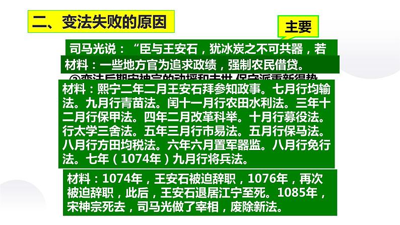 4.3 王安石变法的历史作用 课件 新课标高中历史选修一05