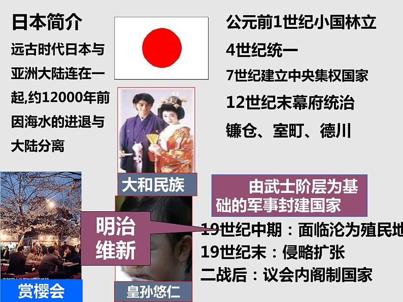 8.1 从锁国走向开国的日本 课件 新课标高中历史选修一05