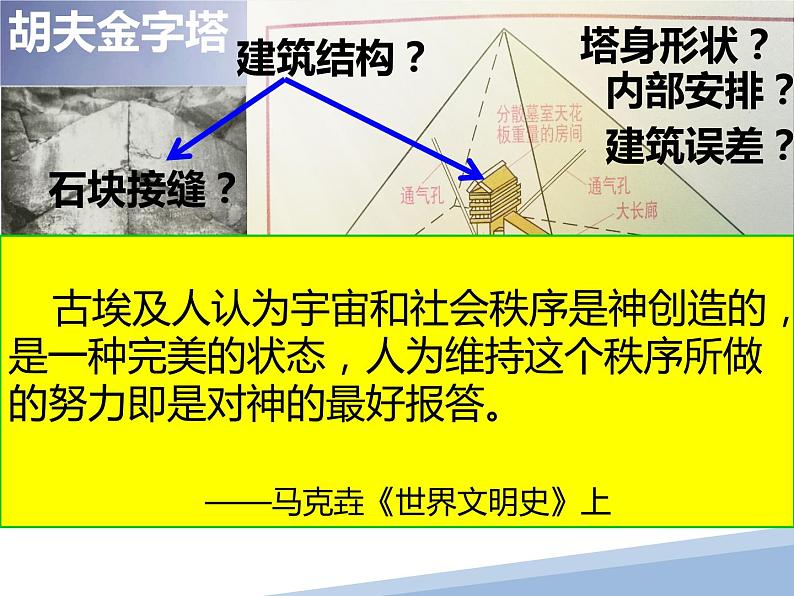 2.1 雄伟的金字塔群 课件 新课标高中历史选修六07