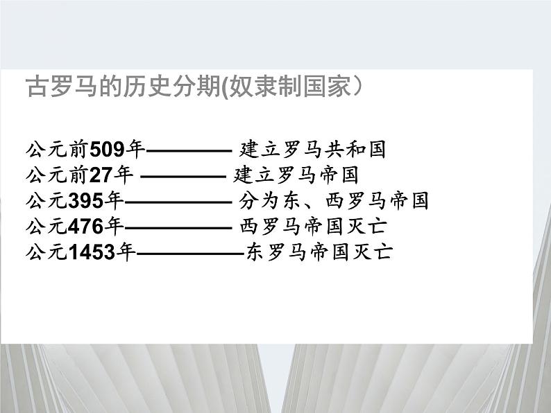 3.2 古罗马城的建筑艺术成就 课件 新课标高中历史选修六04