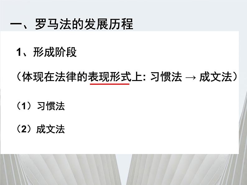 3.2 古罗马城的建筑艺术成就 课件 新课标高中历史选修六07