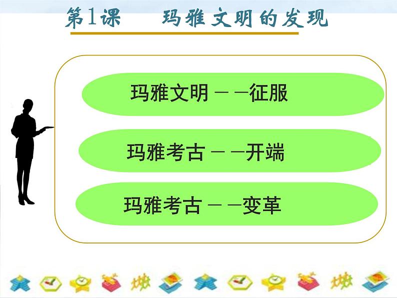 6.1 玛雅文明的发现 课件 新课标高中历史选修五03