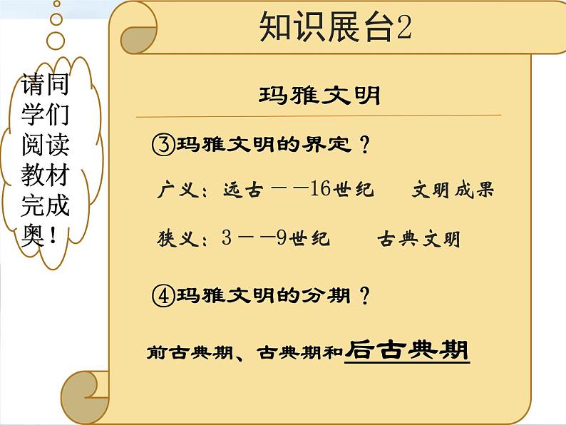 6.1 玛雅文明的发现 课件 新课标高中历史选修五06