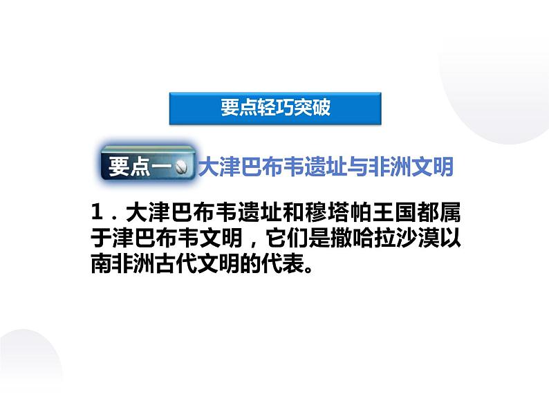 7.4 谁创造了大津巴布韦文明 课件 新课标高中历史选修五08