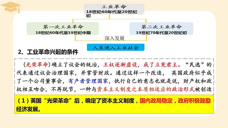 2021-2022学年高中历史统编版（2019）必修中外历史纲要下册第10课 影响世界的工业革命 课件第3页